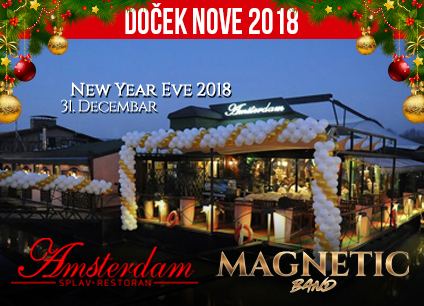 Docek Nove godine Beograd 2018 Restoran Splav Amsterdam
