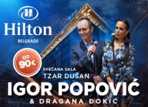 Hotel Hilton doček Nove godine 2025 Beograd