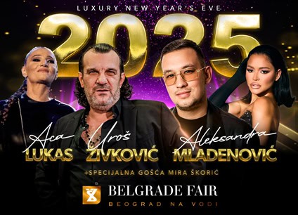 Beograd na vodi Belgrade Fair doček Nove godine 2026